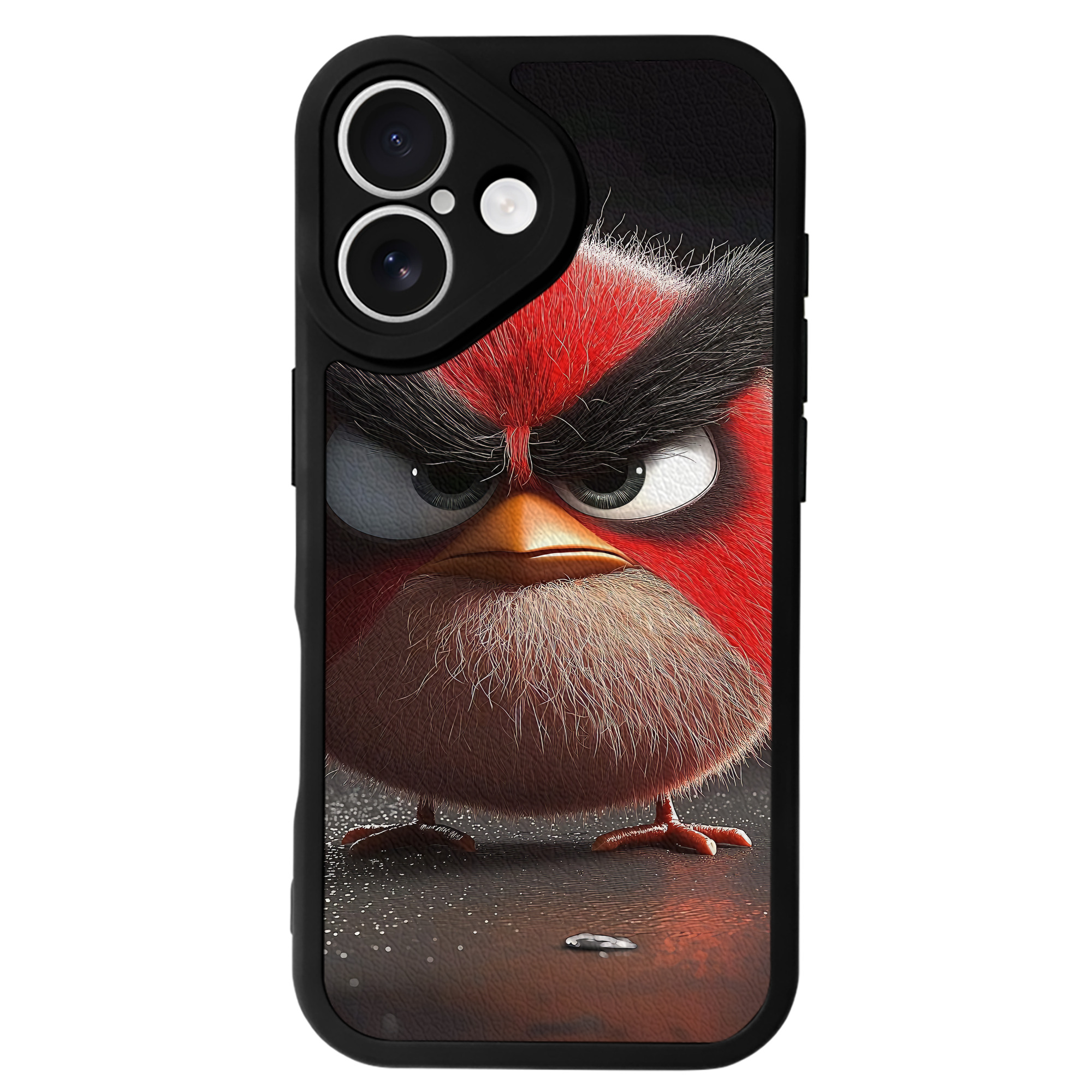 （画像用） Angry Birds アングリーバード 【iPhone 16シリーズ対応】シリコンスマホケース（レザー調） 材質：シリコン